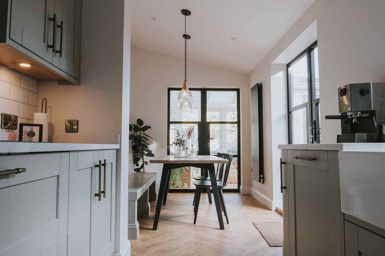 Kitchen and dining space