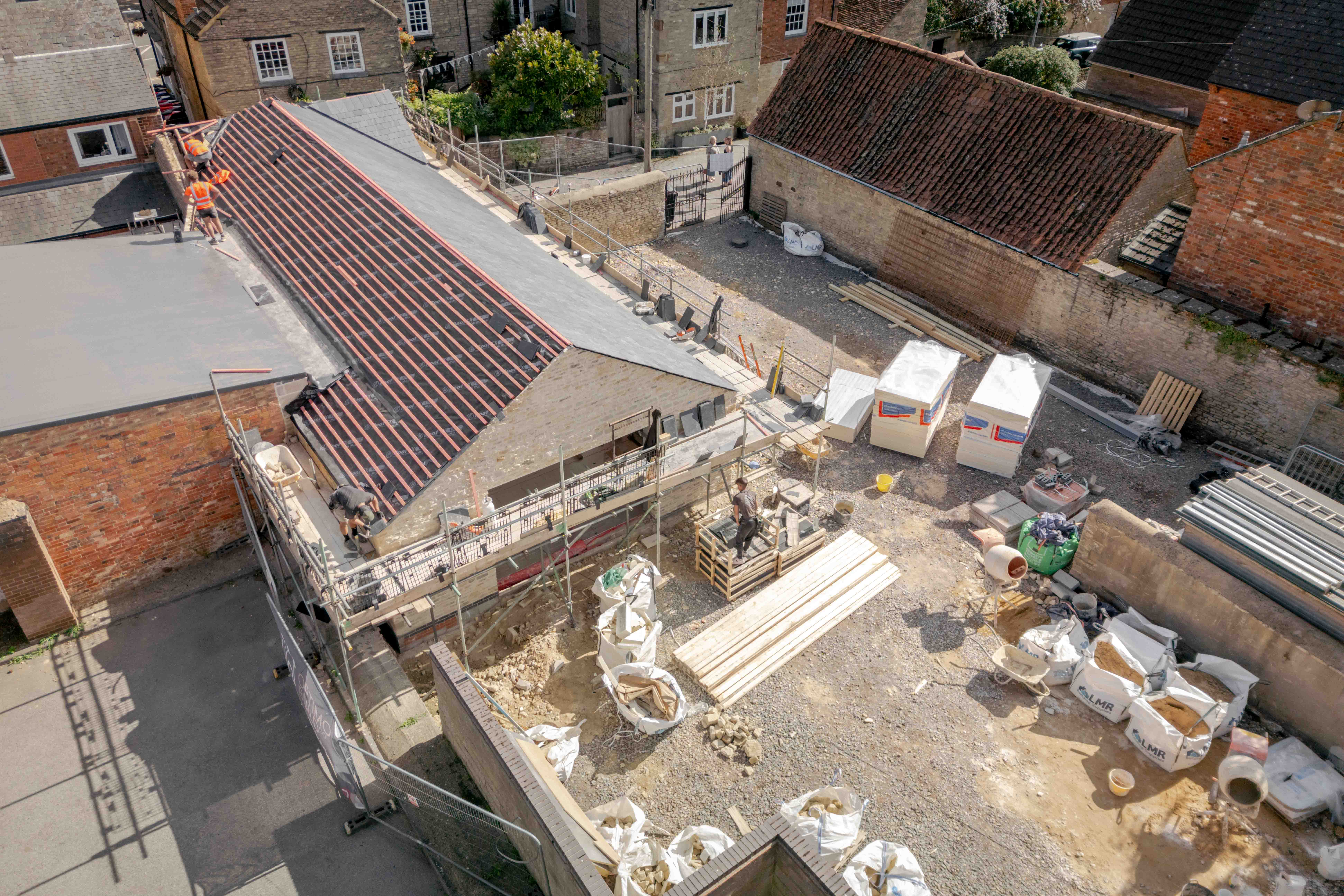 Aerial view of the works, September 2026