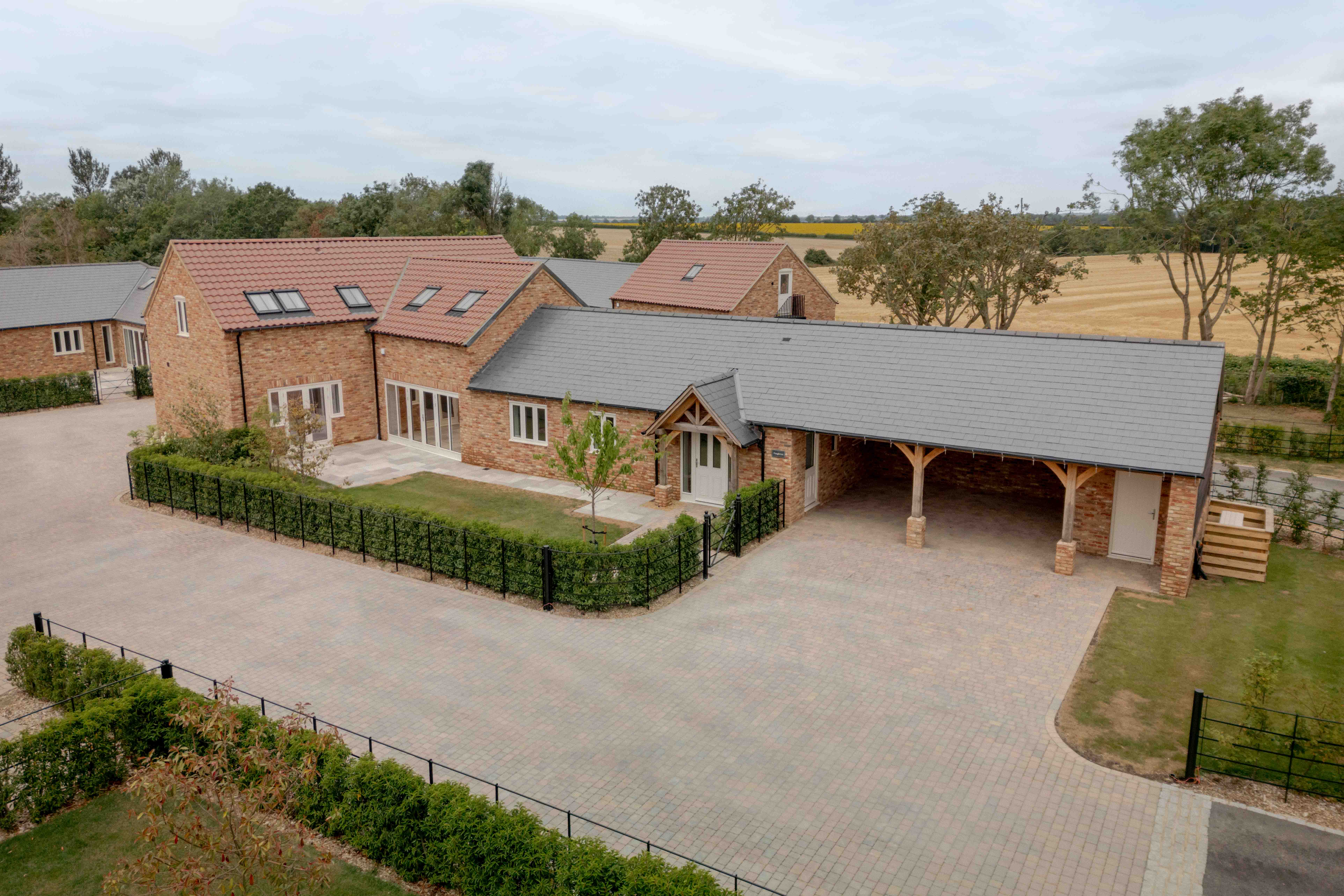 Aerial view of the finished Phase 1
